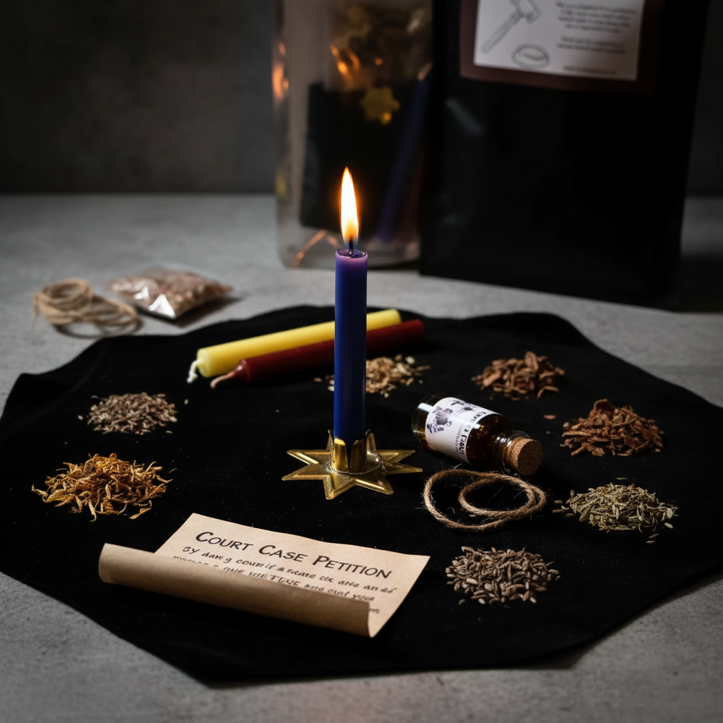 Court Case Ritual Kit lifestyle altar scene
