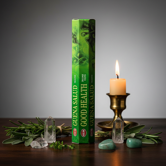 HEM Good Health incense hexagonal box hero shot