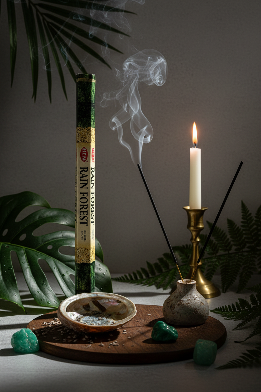 HEM Rain Forest incense lifestyle shot