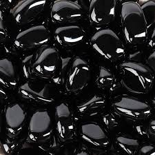 Black Obsidian Tumbled Stone | Protection, Grounding & Psychic Defense