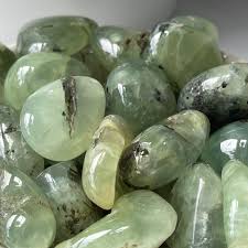 Prehnite Tumble - Stone of Unconditional Love and Prophecy