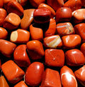 Red Jasper Tumbled Stone - Grounding & Vitality Crystal