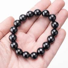 Shungite Beaded Bracelet | Protection & Grounding Crystal Jewelry