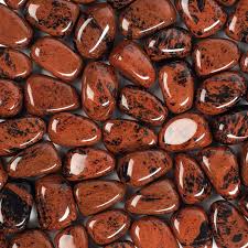 Mahogany Obsidian Tumbled Stone - Grounding, Protection & Strength