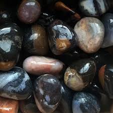 Black Sardonyx Tumbled Stone - Grounding & Willpower