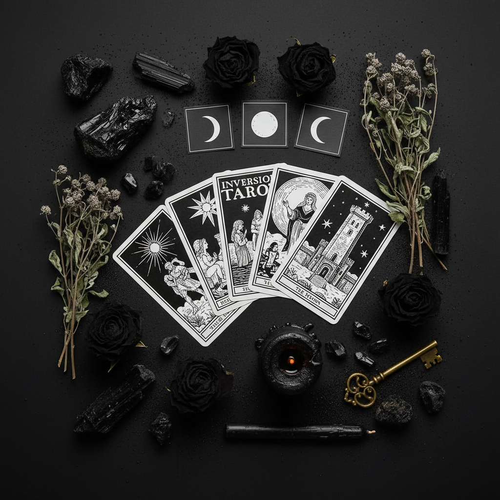 Inversion Tarot Flat Lay