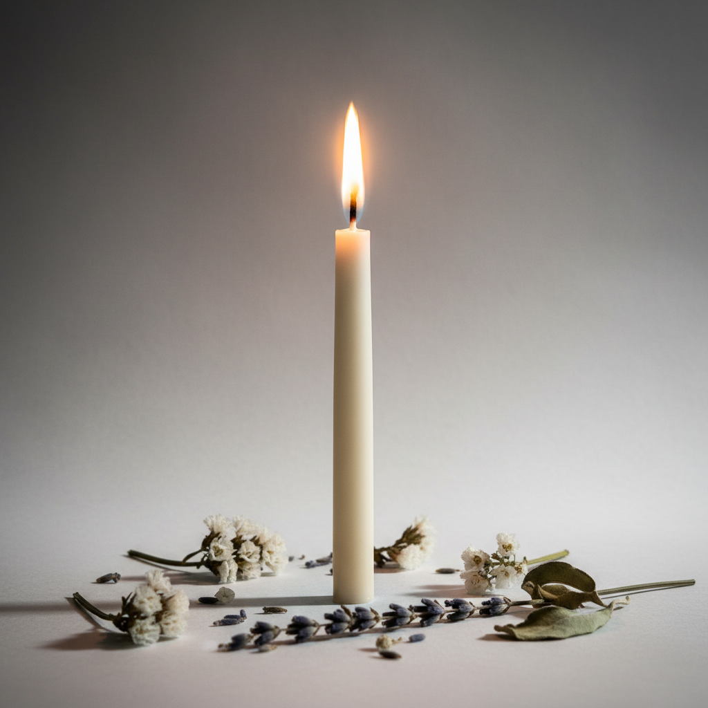 Ivory Chime Candle