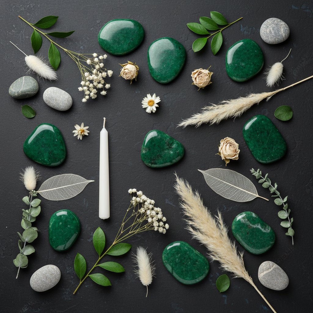 Jade Slab Small Smooth - Flat Lay