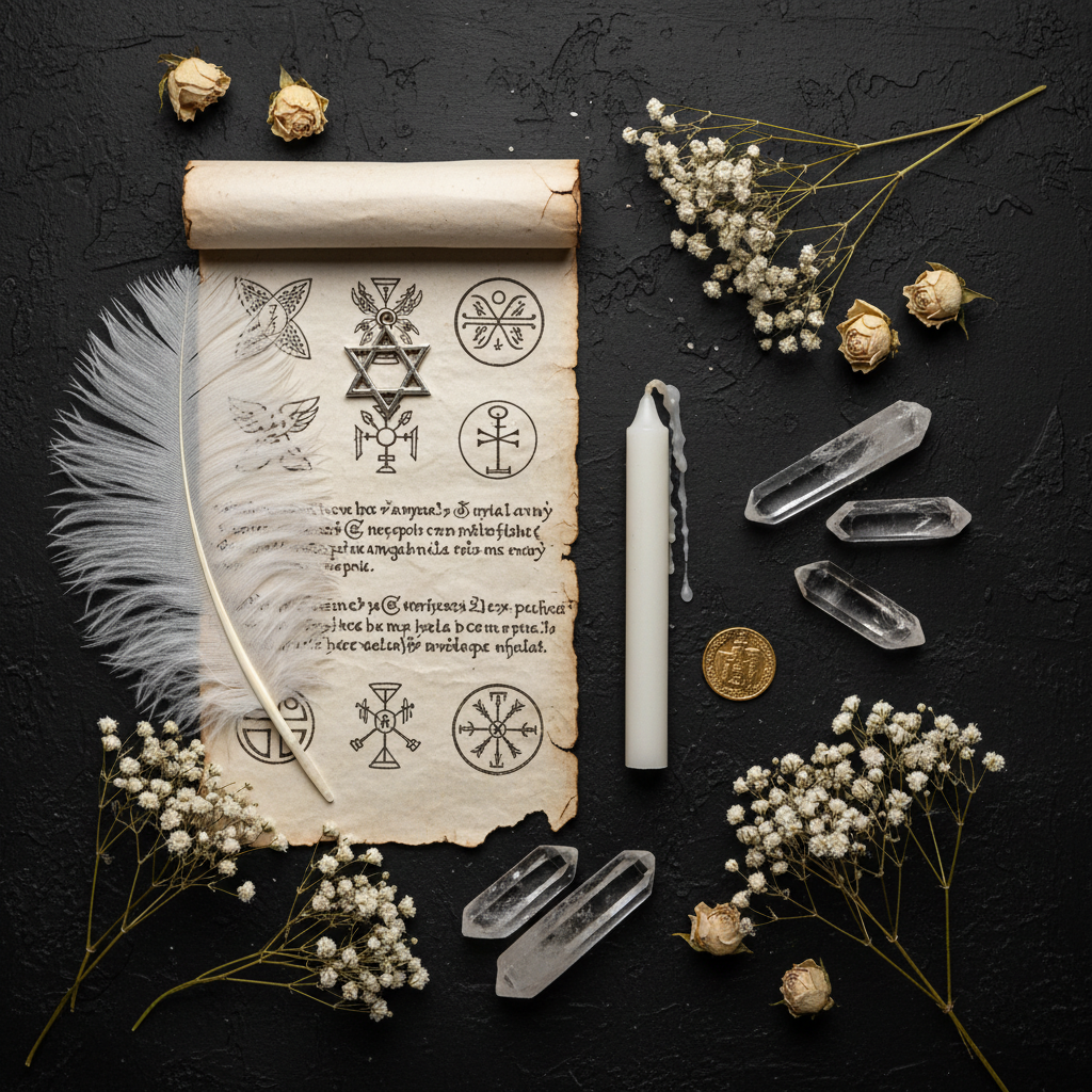 Kabbalah & Magic of Angels - Flat Lay