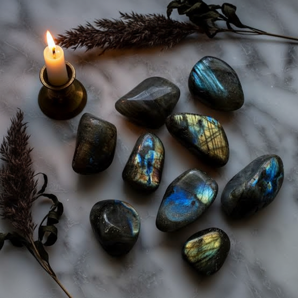 Labradorite Cluster Cover Shot