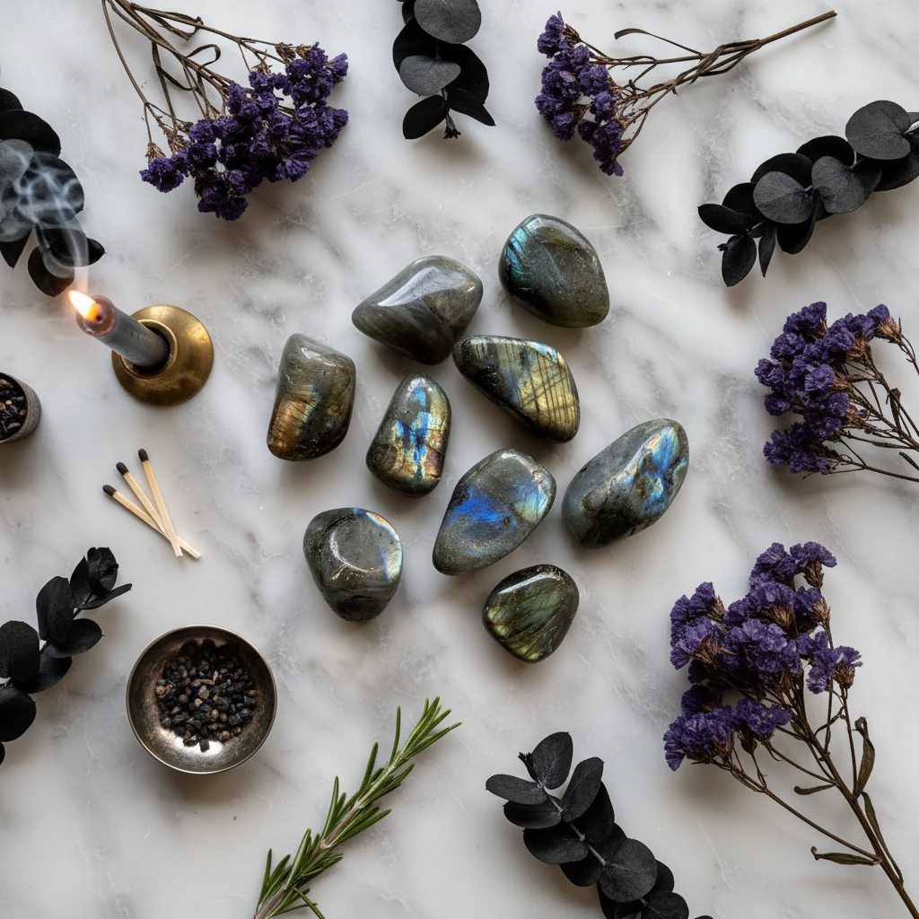 Labradorite Flat Lay