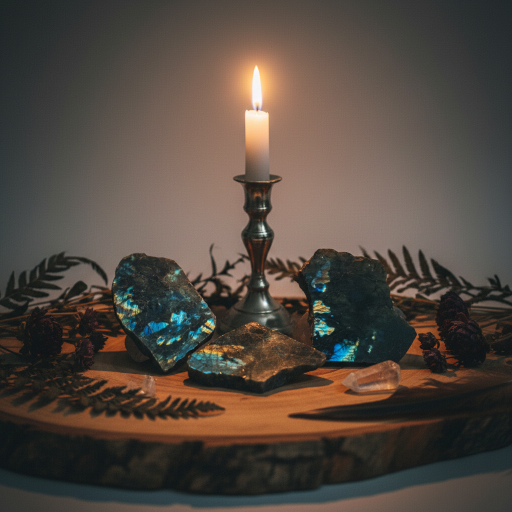 Labradorite Slabs Lifestyle