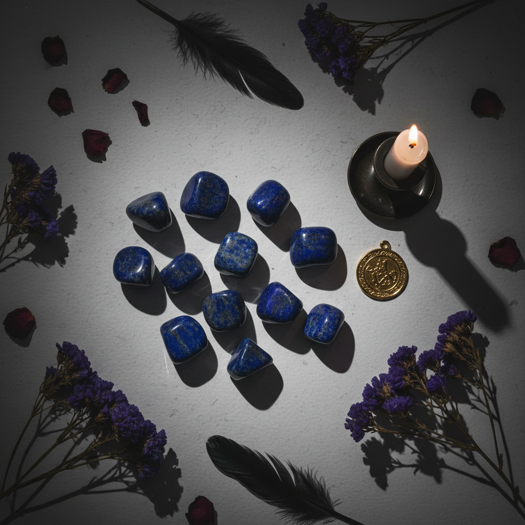 Lapis Lazuli Flat Lay