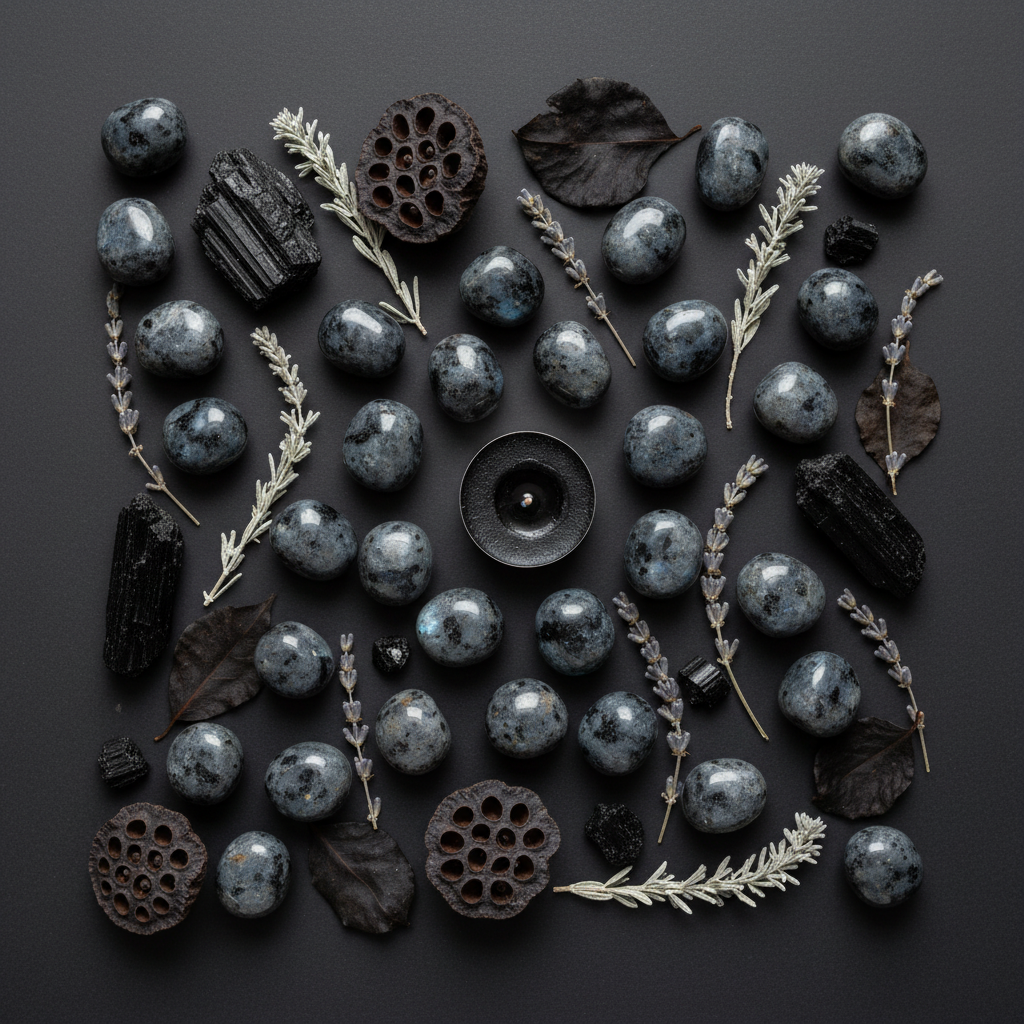 Larvikite Flat Lay