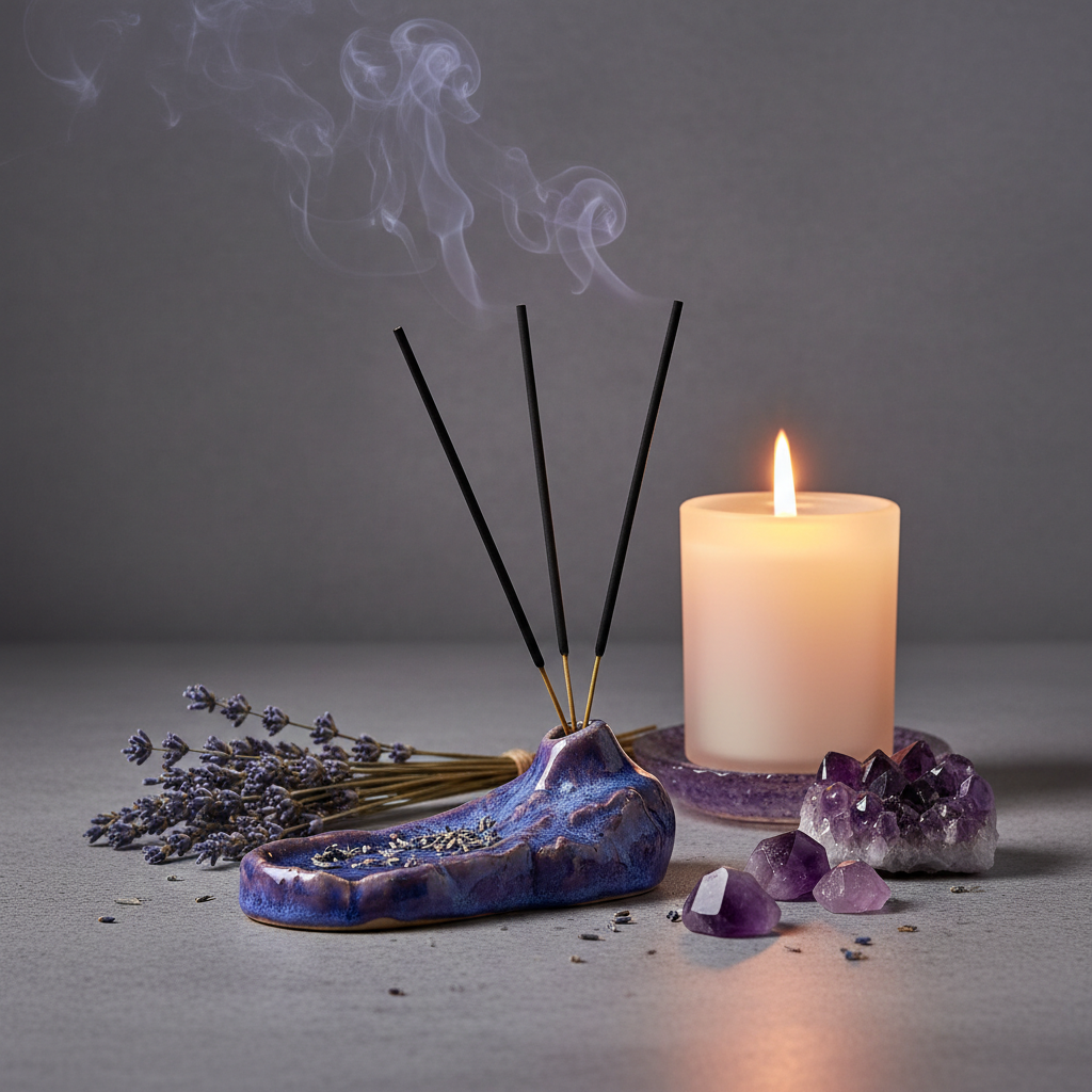 Lavender Burning
