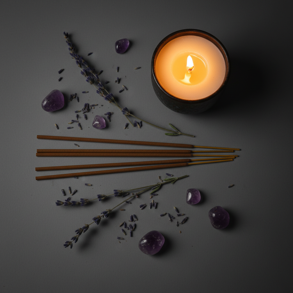 Lavender Flat Lay