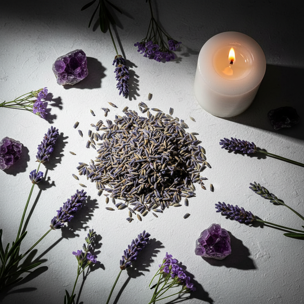 Lavender Flat Lay