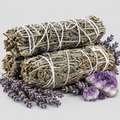 Lavender smudge stick hero