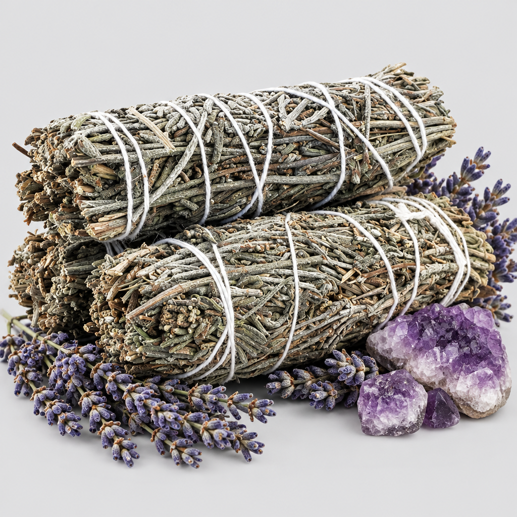 Lavender smudge stick hero