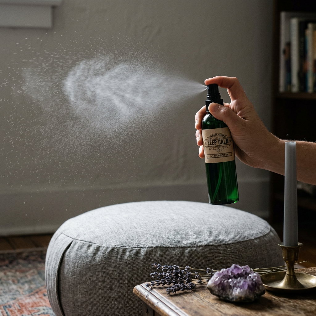 Lavender spray lifestyle
