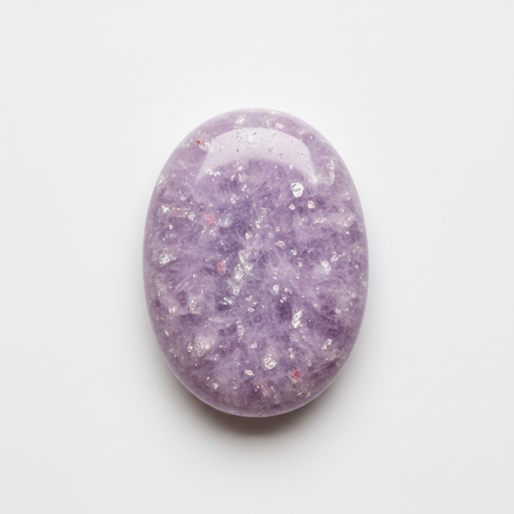 Lepidolite Palm Stone