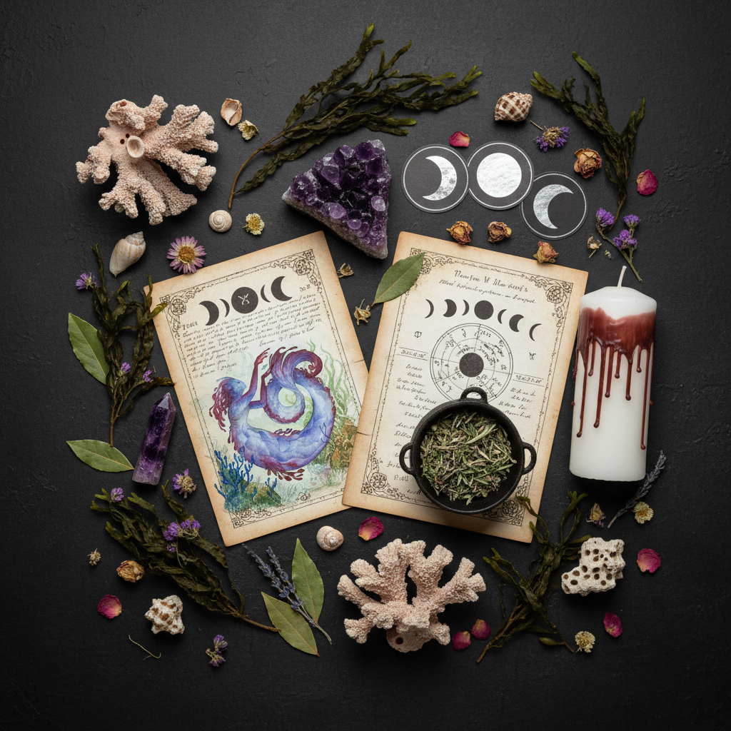 Llewellyn's 2027 Magical Almanac — Flat Lay