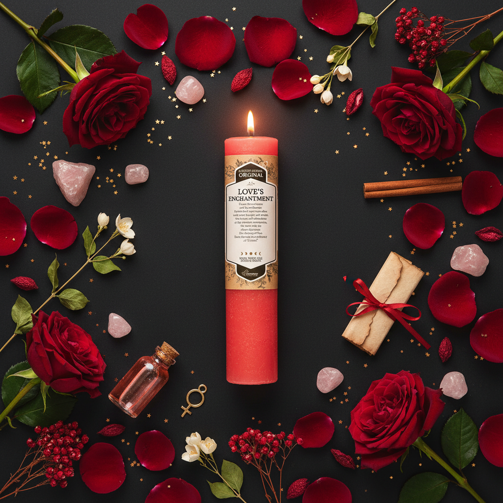Love's Enchantment Flat Lay
