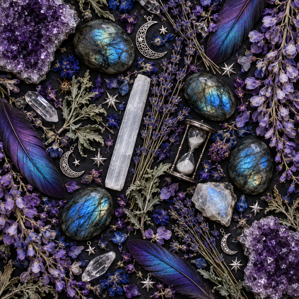 Lucid Dreaming Oracle Flat Lay
