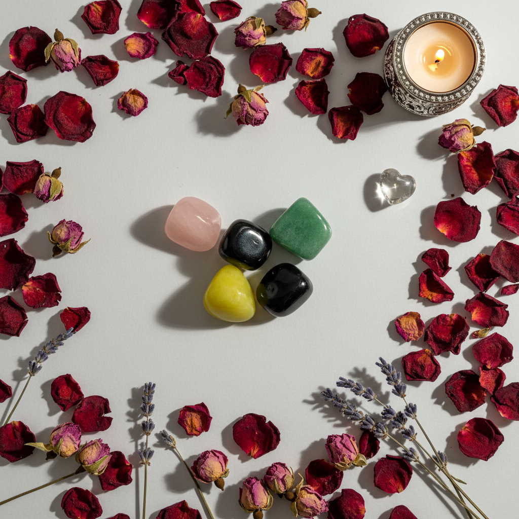 Lucky in Love Flat Lay