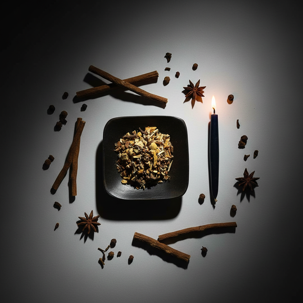 Luscious Licorice Tea Flat Lay