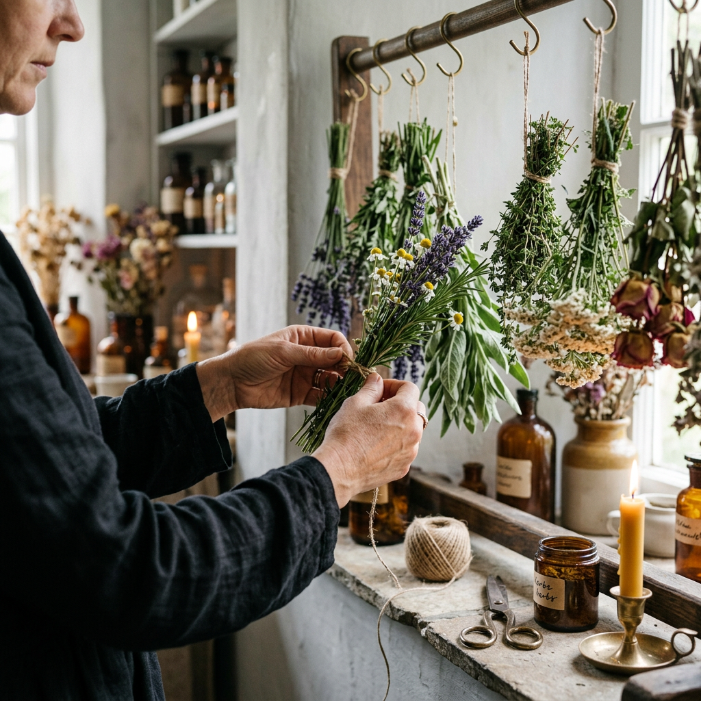 Magical Witch’s Tools herb-bundling lifestyle