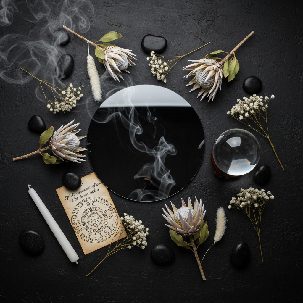 Mediumship Scrying & Transfiguration - Flat Lay
