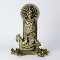 Medusa relief statue hero
