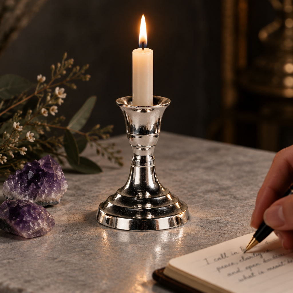 Mini taper candle holder lifestyle