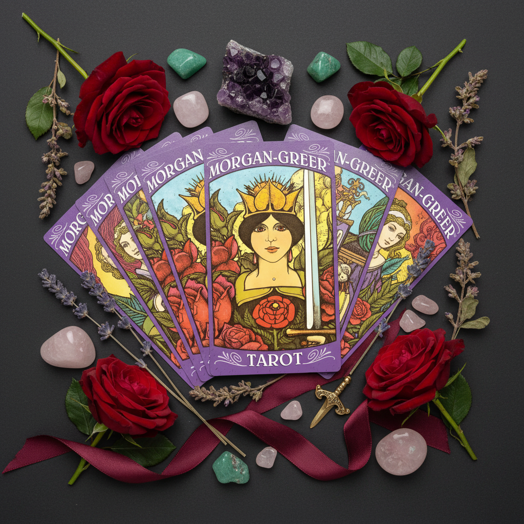 Morgan-Greer Tarot Flat Lay
