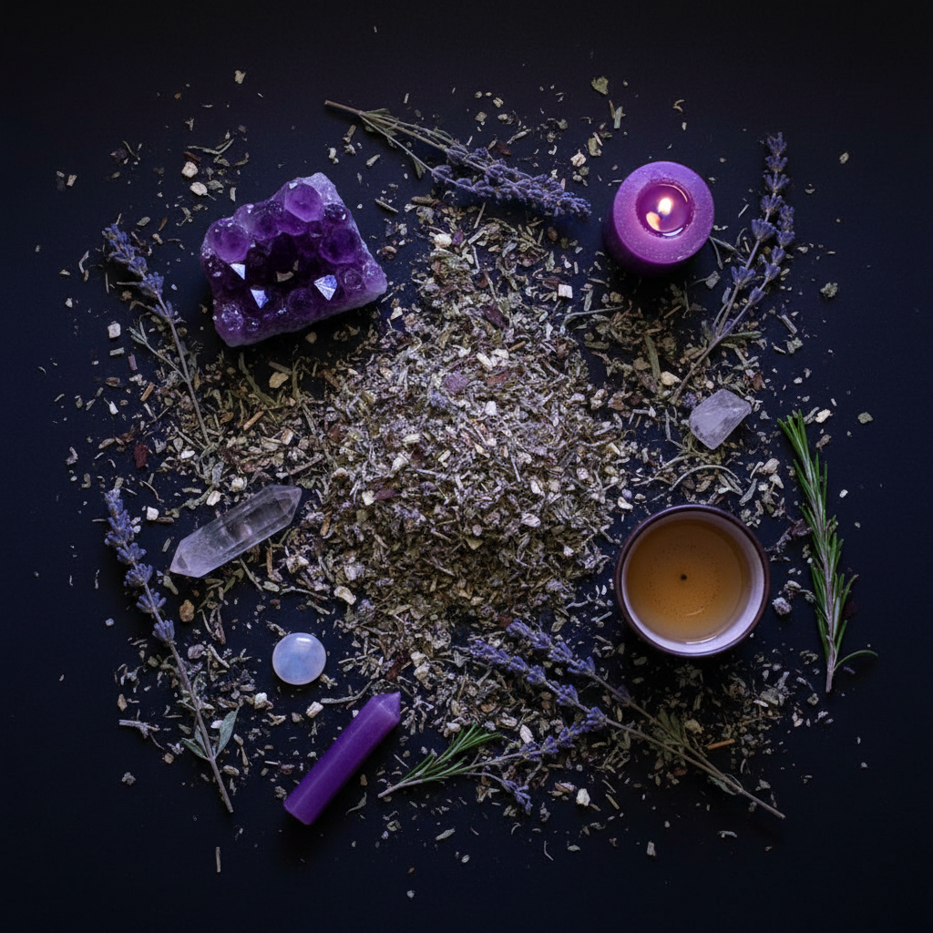 Mugwort Flat Lay