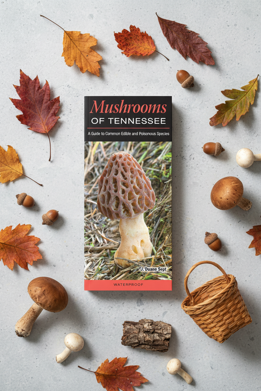 Mushrooms of Tennessee Flat Lay