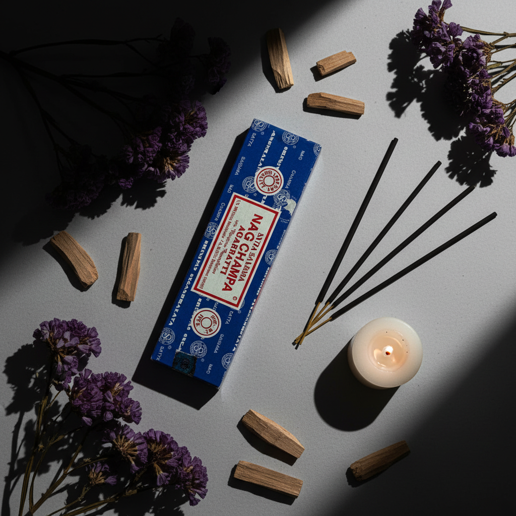 Nag Champa Flat Lay