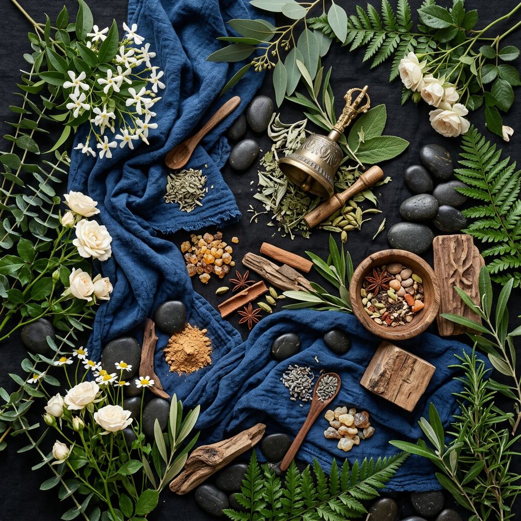 Nitiraj Original props-only flat lay
