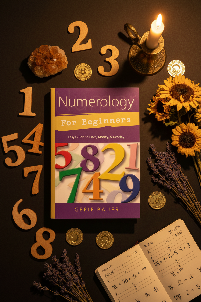 Numerology for Beginners Flat Lay