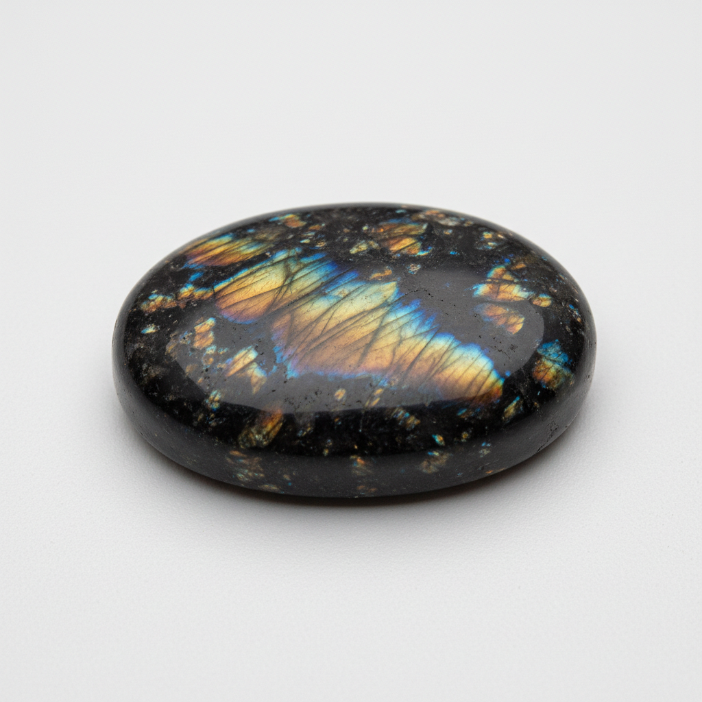 Nuummite Palm Stone