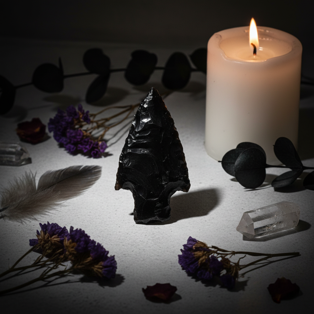 Obsidian Arrowhead Lifestyle Shot