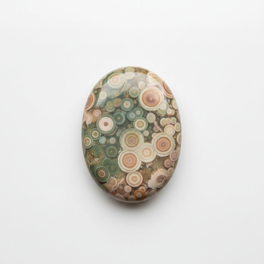 Ocean Jasper Palm Stone Clean