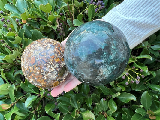 OCEAN JASPER SPHERE by HarleyRae