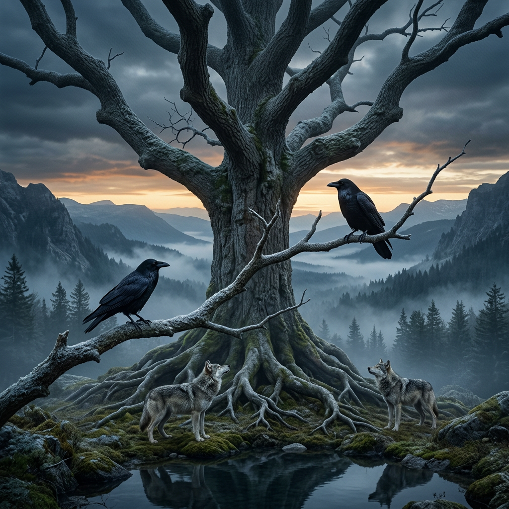 Odin-inspired lifestyle scene