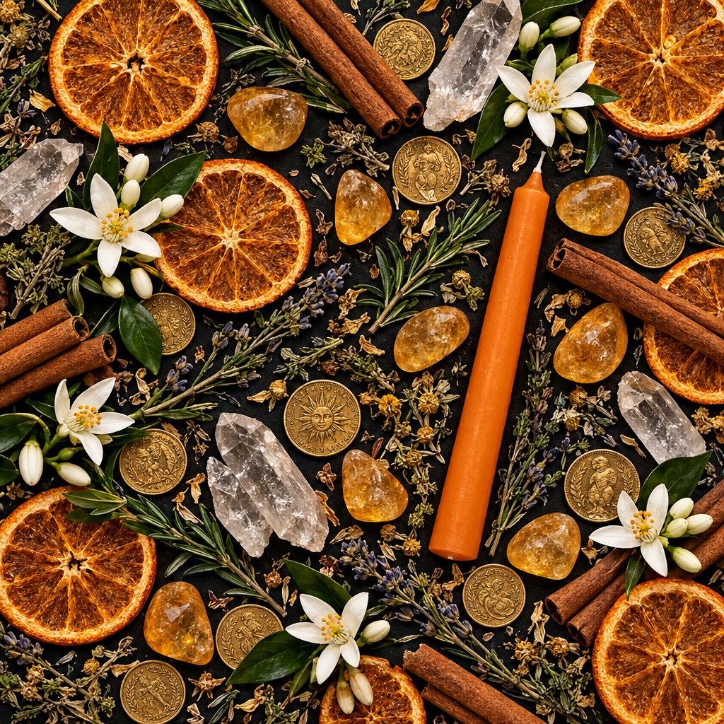 Orange Blossom Florida Water Flat Lay