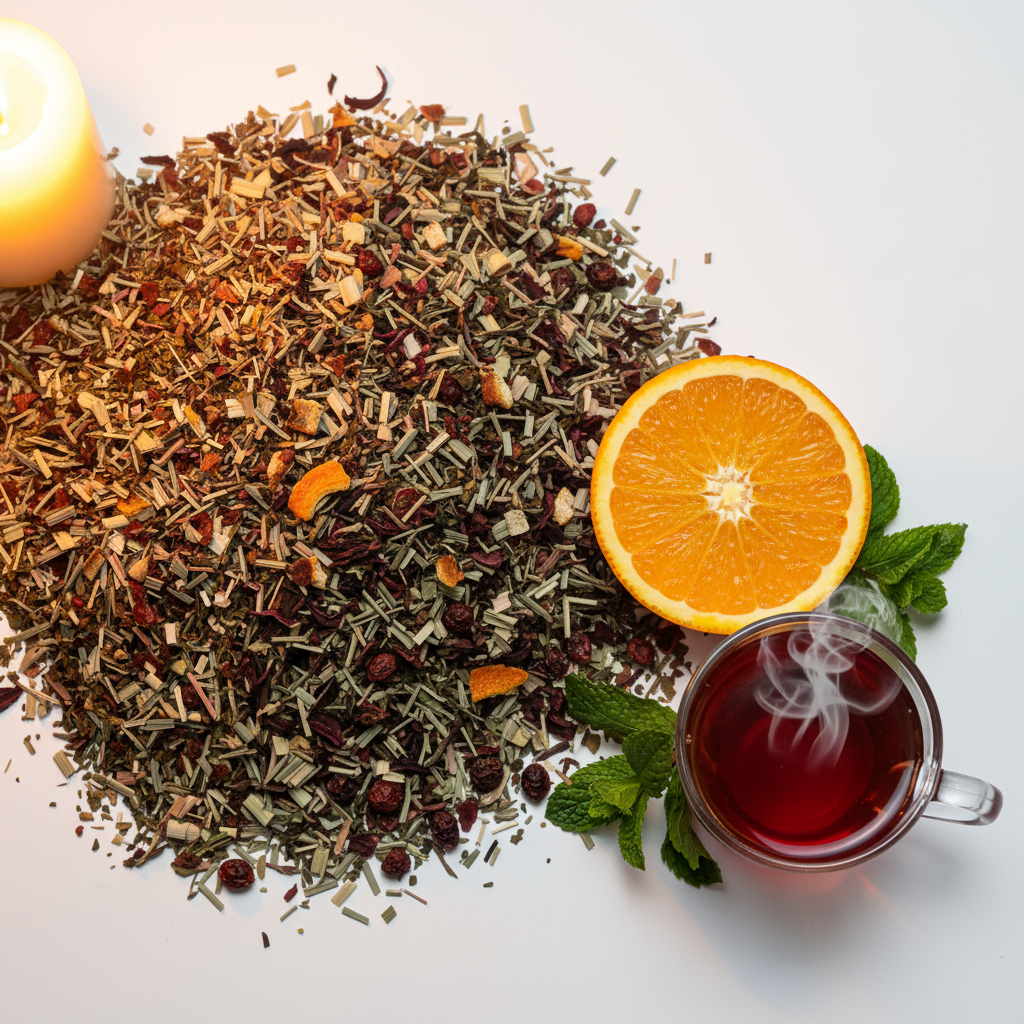 Orange Burst Herbal Tea Hero