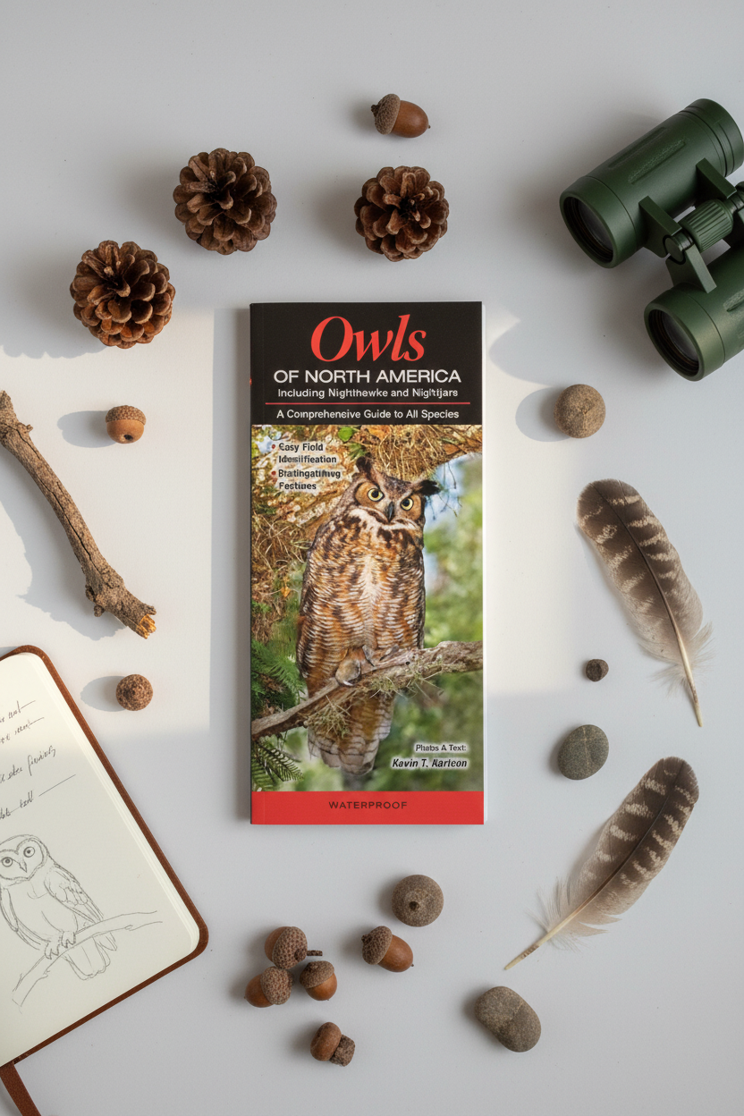 Owls of North America Flat Lay