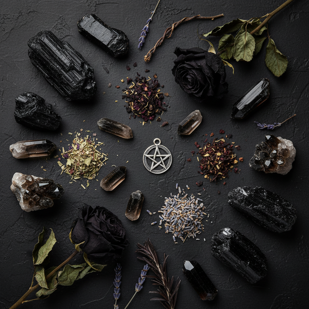 Pentacle Cube Candle Holder Flat Lay