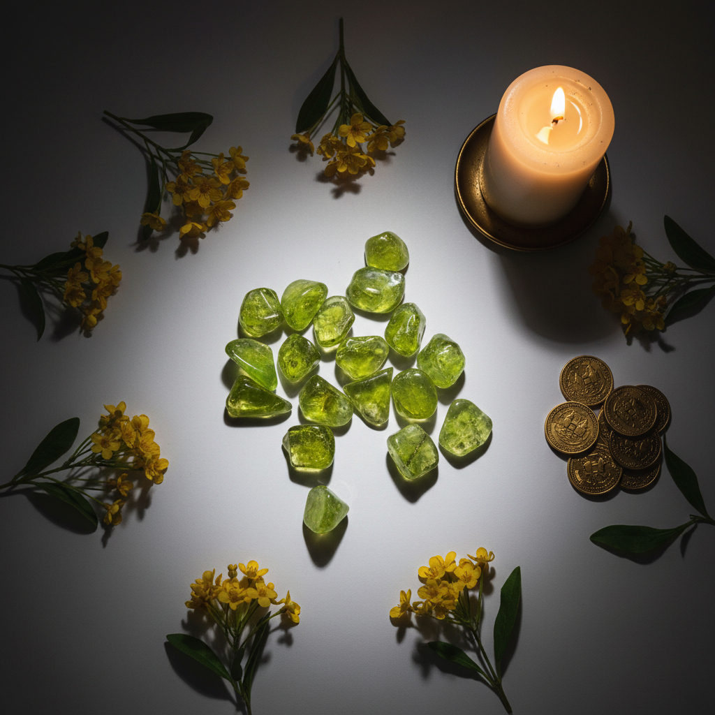 Peridot Flat Lay